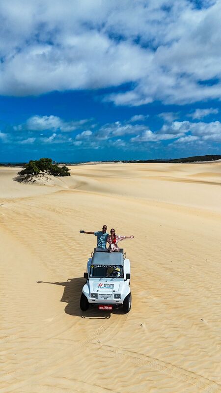 Buggy no alto das dunas do litoral norte potiguar