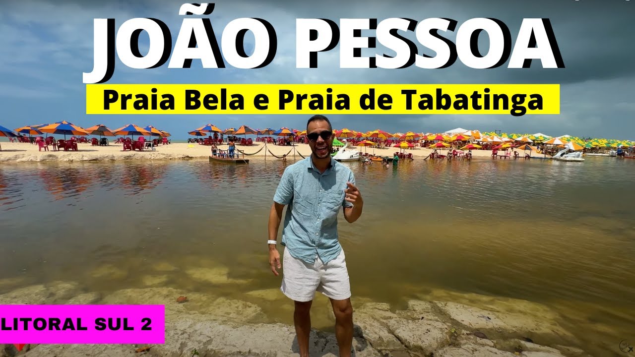 Vídeo do litoral sul de João Pessoa, com as praias de Tambatinga e Bela