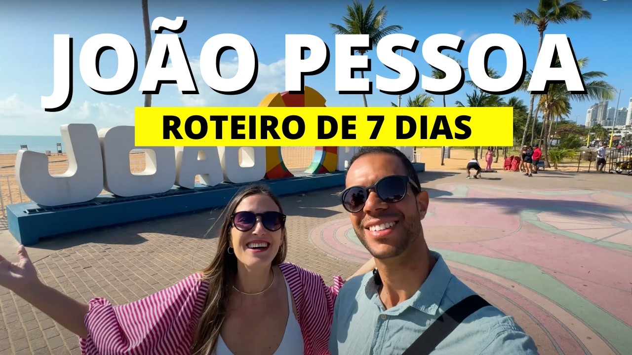 Vídeo sobre o que fazer em João Pessoa, com roteiro de 7 dias