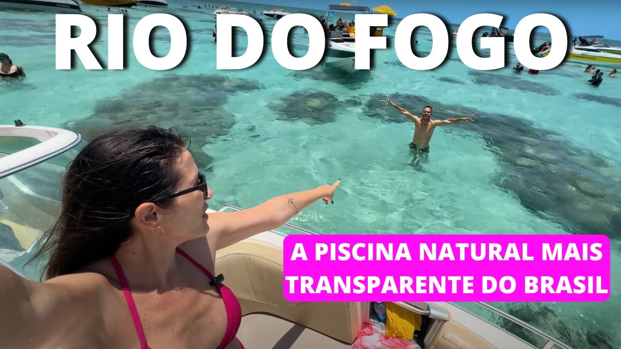 Vídeo das piscinas naturais de Rio do Fogo, perto de Natal