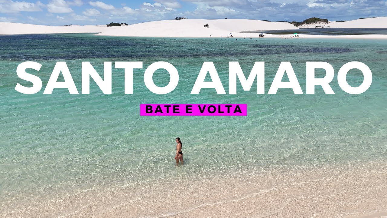Vídeo do bate e volta de Barreirinhas para Santo Amaro, nos Lençóis Maranhenses