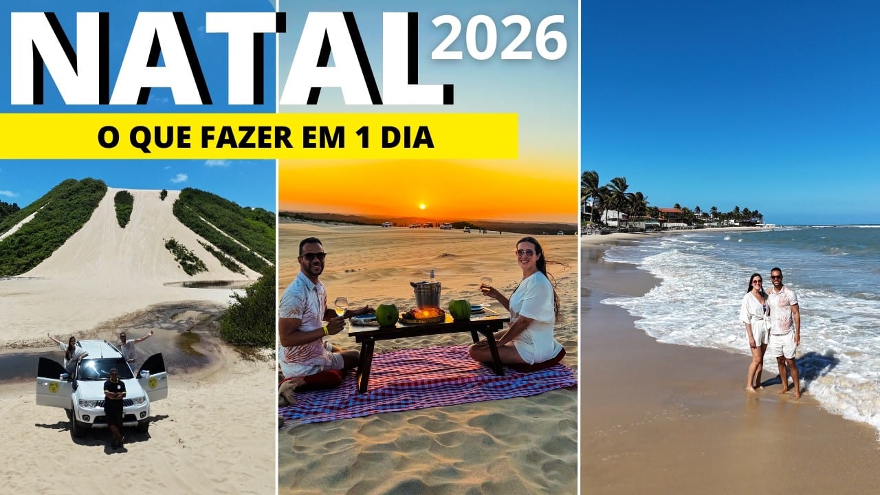 Vídeo do passeio de 4x4 com piquenique nas dunas, em Natal
