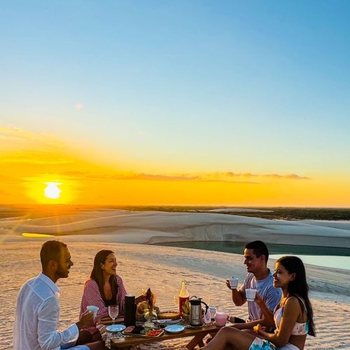 Nascer do sol com café da manhã nos Lençóis - Saindo de Barreirinhas 3